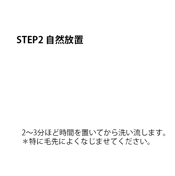 トリートメント自然放置