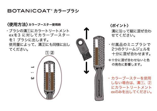 カラーブラシ使い方